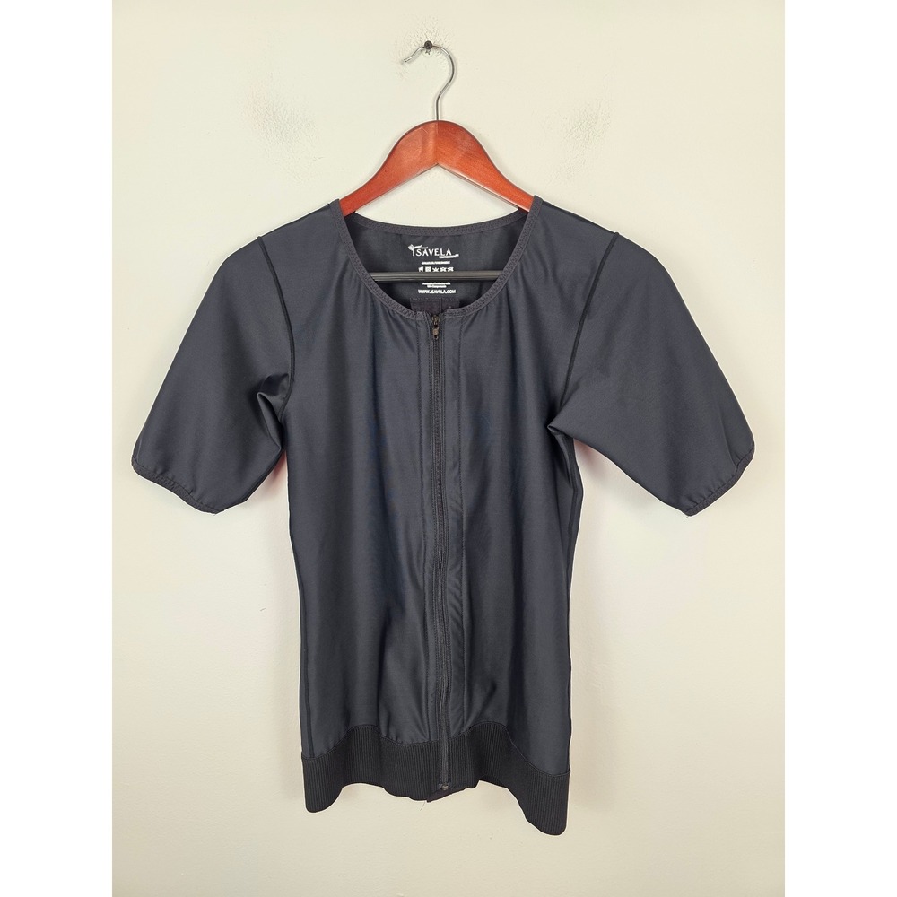 Isavela Comprexxwear Compression Vest Black Short Sleeve Post‎ Surgical MD